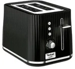 Tefal Loft 2S TT761838, 2 Scheibe(n), Schwarz, Tasten, Drehregler - Schwarz