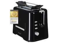 Exquisit Toaster TA 3102 SWI | Defrost-Funktion | abnehmbarer Brötchenaufsatz...