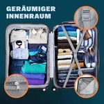 MONZANA&reg; 3tlg. Kofferset Baseline Hartschalen Koffer M-L-XL Gel-Griffe 4 Rollen
