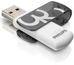 Philips USB-Stick 3.0, 32GB, Vivid Edition, 2er Pack, Farbe: Grau