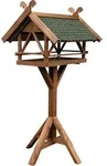 dobar XXL Vogelhaus "Westfalen" mit gr&uuml;nem Bitumendach, Futterhaus inkl....
