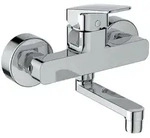 Ideal Standard Wand-Waschtischarmatur Ceraplan Aufputz, Ausladung 148-153mm BD241AA