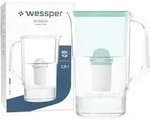 Wessper D1 SOLID Wasserfilterkanne 2,8 L Mint mit 1x aquaclassic Filter -...