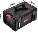 Qbrick System PRO Toolbox 2.0 Werkzeugkoffer 450 x 334 x 240 mm 19 l stapelbar IP54 +