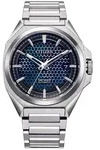 Citizen NA1010-84X Herrenuhr Automatik Series 8 Stahl/Schwarz - Schwarz
