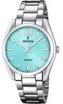 Festina Damen Uhr Analog Edelstahl 316L Silber - Quarzwerk - Mineralglas