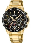Festina Herren Uhr Elegant Edelstahl Armbanduhr gold UF20634/5 - Gold