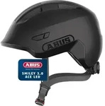 ABUS Kinderhelm Smiley 3.0 ACE LED - Fahrradhelm mit Licht - tiefe Passform & Platz