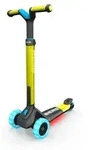 BERG Kinderroller Nexo f&uuml;r Kinder ab 2 Jahren klappbar LED-Deck Lime - Limette