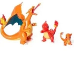Pok&eacute;mon Glumanda Glutexo Glurak Figuren