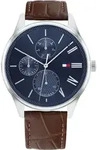 Tommy Hilfiger Damon 1791847 Herrenarmbanduhr - Silber/Braun