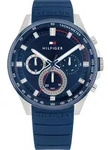 Tommy Hilfiger Max 1791970 Herrenchronograph - Dunkelblau/Silber