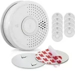 SHD by OneConcept Rauchmelder mit Magnethalterung, 10x Mini-Rauchmelder, Feuermelder