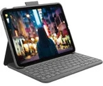 Logitech Slim Folio - Tastatur und Folioh&uuml;lle - kabellos - Bluetooth LE - QWERTY -