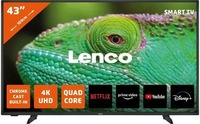 Lenco LED-4353BK, Lenco LED-4353BK - 43-Zoll 4K Android-Smart-TV, schwarz,