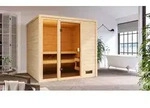 Karibu Sauna Innensauna Jutta Fronteinstieg ohne Zubeh&ouml;r 196x195x187 cm ohne