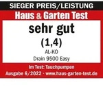 AL-KO Schmutzwassertauchpumpe Drain 9500 Easy, 300 W Motorleistung, max. F&ouml;rderh&ouml;he