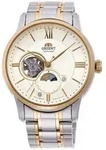 Orient Sonne & Mond Open Heart Automatik Herrenuhr Orient-RA-AS0007S10B - Silber