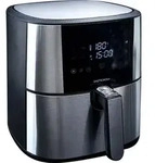 Gastronoma 18290002 - Digitale Hei&szlig;luftfritteuse 6L - Schwarz/Silber
