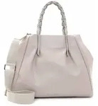 SURI FREY Schultertasche Umh&auml;ngetasche Josy Shopper Lighttaupe hellgrau -...