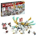 LEGO 71786 NINJAGO Zanes Eisdrache, Bau- und Spielset mit Spielzeugdrachen und 6