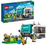 LEGO 60386 City M&uuml;llabfuhr, M&uuml;llwagen Spielzeug mit M&uuml;lltonnen f&uuml;r Kinder...