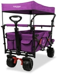 FUXLIFE by FUXTEC Strand-Bollerwagen FX-CTB800 Purpur Faltbarer Transportwagen