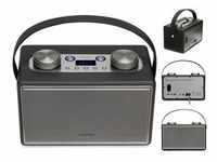 Tragbarer Bluetooth Lautsprecher Aiwa BSTU800BK mit 50W RMS Grau Vintage