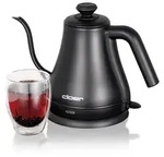 Cloer 4960, 0,8 l, 1000 W, Schwarz, Edelstahl, &Uuml;berhitzungsschutz, Drahtlos -