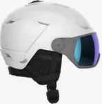 SALOMON HELMET ICON LT VISOR White/Un ML BLU White M - Wei&szlig;