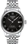 Tissot Le Locle Powermatic 80 Herrenuhr silber schwarz Edelstahl - Schwarz