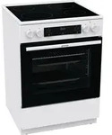 Gorenje GEC6C 40 WD Elektro-Standherd - Freistehend - Wei&szlig; - Glaskeramik-Kochfeld -