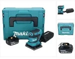 Makita DBO 480 F1J Akku Schwingschleifer 18 V 112 x 102 mm + 1x Akku 3,0 Ah +...