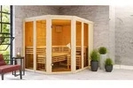 Karibu Sauna Innensauna Ainur 3 Eckeinstieg Ofen 9 kW integr. Strg 231x196x198...