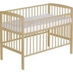 Schardt Micky Plus Beistellbett 60x120 cm f&uuml;r Boxspringbetten, natur - Braun