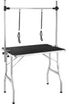 tectake&reg; Trimmtisch mit h&ouml;henverstellbarem Galgen und 2 Schlingen Belastbarkeit 60