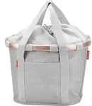 KLICKfix Fahrradkorb BIKEBASKET twist rose - Grau