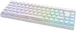 Deltaco WK95R Gaming Mini Tastatur Wireless mechanisch ws - Wei&szlig;