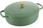 Ballarini Cocotte Bellamonte Gusseisen Oval 33Cm Gr&uuml;n