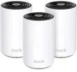 TP-Link Deco XE75 Pro (3-pack), Wei&szlig;, Intern, Mesh-System, 670 m2, FCC: <30 dBm (2.4
