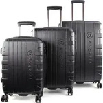 bugatti Galatea Hard-Top Case Trolley 3er Set Black schwarz 77cm - Schwarz