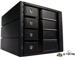 FANTEC BP-SA3141, 4x SAS/SATA 6G 3.5" HDD tr&auml;gerlos in 3x5,25" Backplane Modul