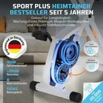 SportPlus I Heimtrainer I klappbar f&uuml;r zuhause, X-Bike mit 8 Stufen, Fitness-Fahrrad