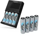 ANSMANN Akku Ladeger&auml;t, inkl. 8x AA2850 Akkus - Schwarz