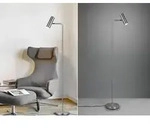 Trio Stehlampe MARLEY Silber matt - Silber