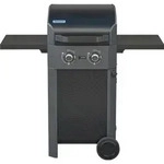 Elektrogrill TENNEKER Carbon, 2.300 W, digitale Temperaturanzeige, Warmhalterost,