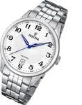 Festina Armbanduhr Date ACERO CLASICO White - Wei&szlig;