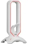Halter f&uuml;r Gaming-Kopfh&ouml;rer Mars Gaming MHHPROW RGB USB 3.0 Wei&szlig; - Wei&szlig;