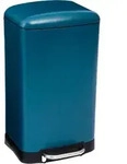 5Five Mulleimer/Treteimer - blau - Metall - 30L - 34 x 61 cm - Blau