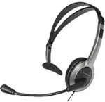 Panasonic RP-TCA430E-S, monophon, Kopfband, Grau, verkabelt, 2.5 mm (2/32"), 1.2 m -